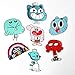 BLOUR Drôle Anime Le Monde Incroyable De Gumball Autocollants Autocollant De Chat Coloré pour Voiture Ordinateur Portable Téléphone Decal Enfants Jouet Autocollant 14 Pcs/Ensemble