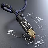 KabelDirekt – Optyczny kabel audio – 4m – Soundbar