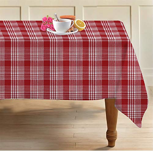 Image of AIRWILL, 100% Cotton Self Designed 8 Seater Table Cloth, Pack of 1 pc.