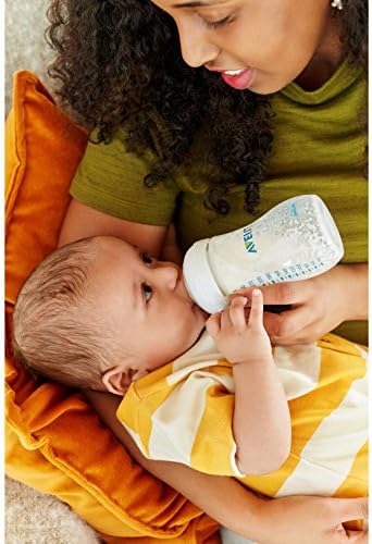 Philips Avent Natural Baby Bottles with Slow Flow teats, Pack of 2 (Model SCF033/27)