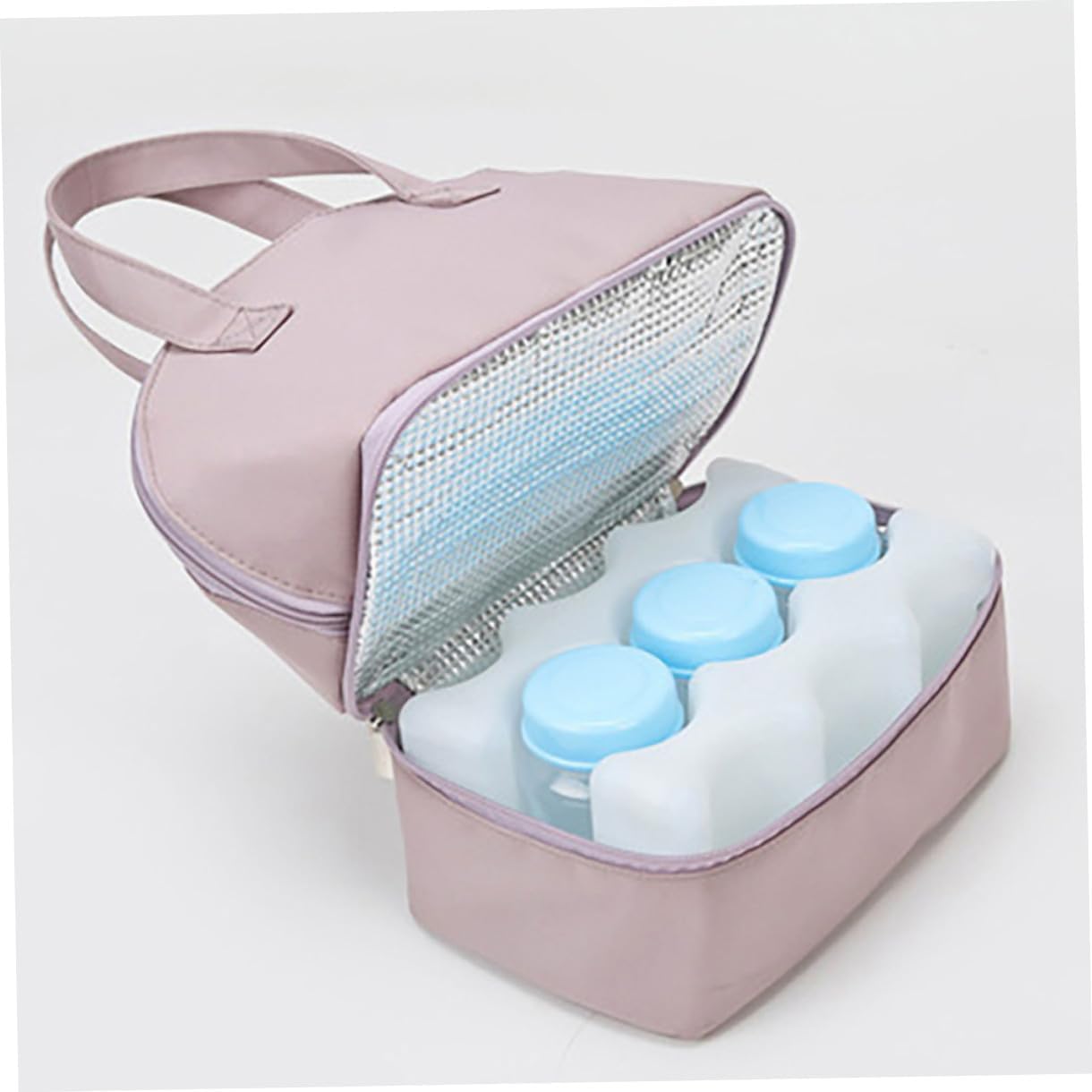 COLLBATH Breast Milk Bag Bottle Insulation Bag Storage Organizer Portable for Mom Convenience