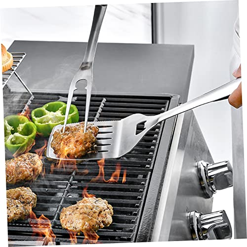Set de 2 herramientas para parrilla acero inoxidable miniatura 7