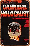 Cannibal Holocaust Horror Movie Poster Vintage Style Metal Tin Sign for Bar Pub Home Coffee Wall Decor 8x12 Inch