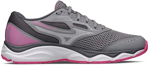 Tênis Mizuno Hawk 4, Feminino, Chumbo/Pink, 38