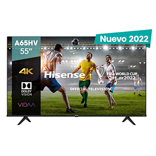 La mejor comparación de pantalla vios 55 4k Top 5. 49 Hisense Pantalla 55' 4k Smart TV LCD 55A65HV VIDAA U (2022)