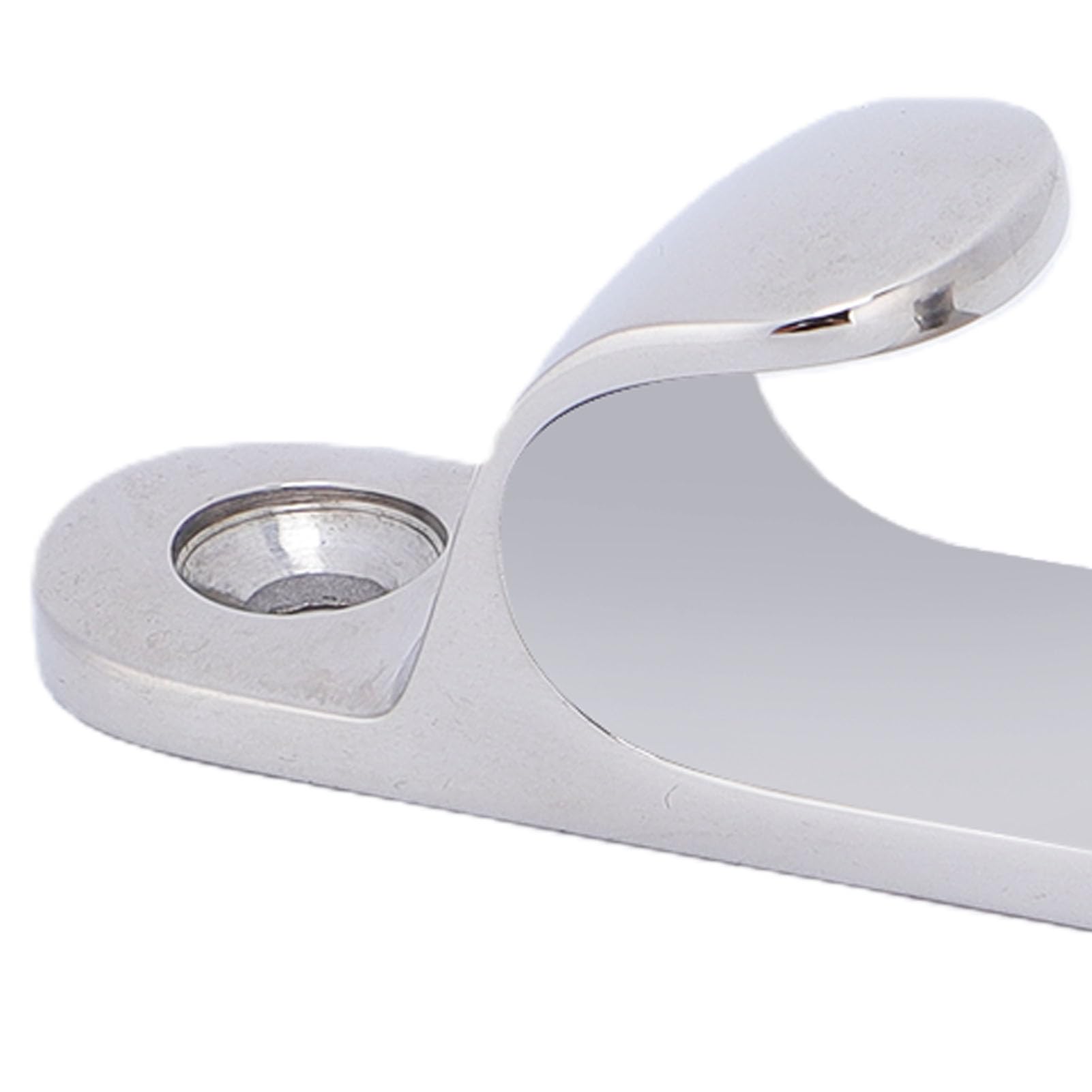 2 pezzi passacavo dritto per prua, 12,7 cm, resistente, in acciaio inox 316, per barche, per pontile, con lucidatura a specchio, bordi arrotondati e lisci, per yacht e barche a