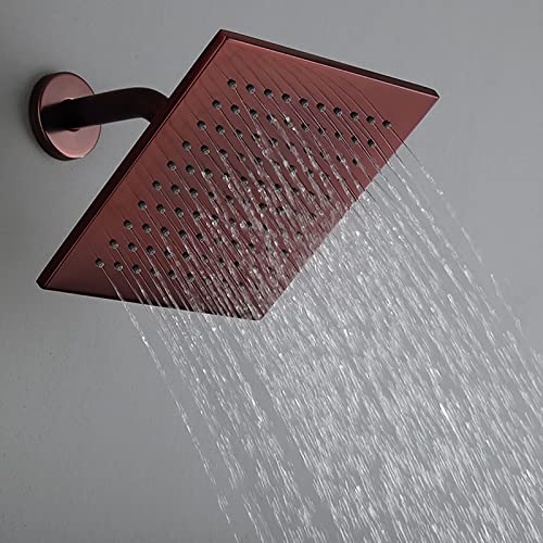 Sistema de ducha ORB con alcachofa de lluvia de 8 pulgadas y grifo monomando para pared de baño 4
