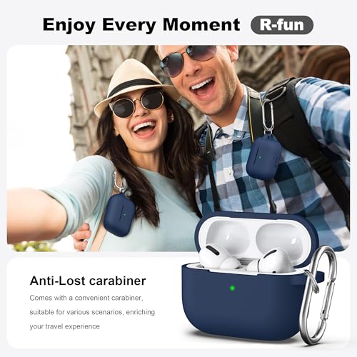 image for R-fun for AirPods Pro 2nd/1st Generation Case with Cleaner Kit,Soft Si