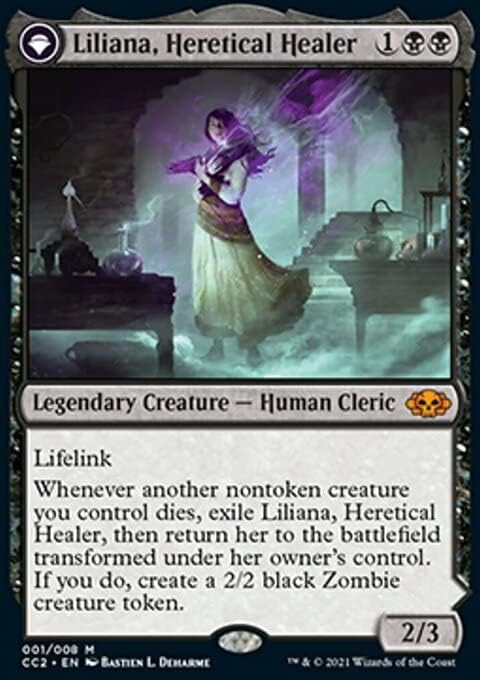 Magic: The Gathering Singles Liliana, Heretical Healer (1) Commander Collection: Black CC2