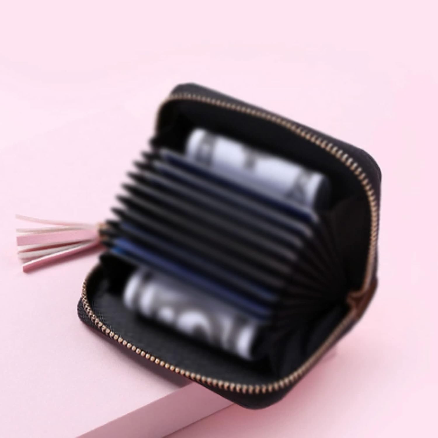 Purses for Women Fashion Card Holder Leather Credit Wallet Bag Zipper Credit/ID/Bank Case Coin Purse