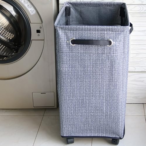 Chariot à linge à roulettes pour transporter la lessive sans effort en studio - 5
