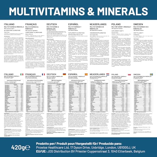A-Z Multivitamins and Minerals I 365 Vegan A-Z Vitamins Tablets (1 Yr Supply) I 26 Essential Active Vitamins, Minerals & Micronutrients for Men & Women I Made in The UK by Prowise Healthcare - Image 4