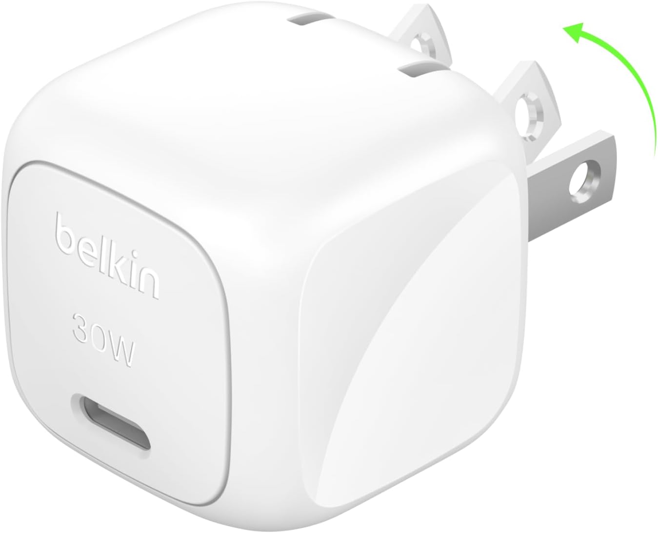 30W Compact USB C Charger Block, Fast Charging for Travel | USB-C PD Super Fast Charging, iPhone 17, Air, Pro, Pro Max, Samsung Galaxy S25, S24, iPad, Switch 2