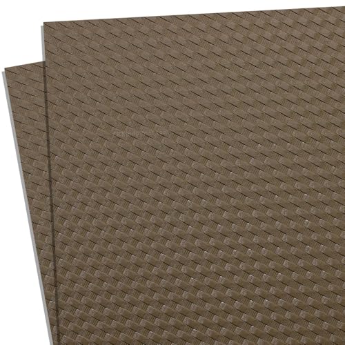 HOLSTEX Thermoform Sheet - (Basketweave Texture) - (.080 Thickness) - (8in x 12in Sheet) - (Killer Coyote) - (2 Sheets) - for Holster Making, DIY Cosplay, Airsoft Armor