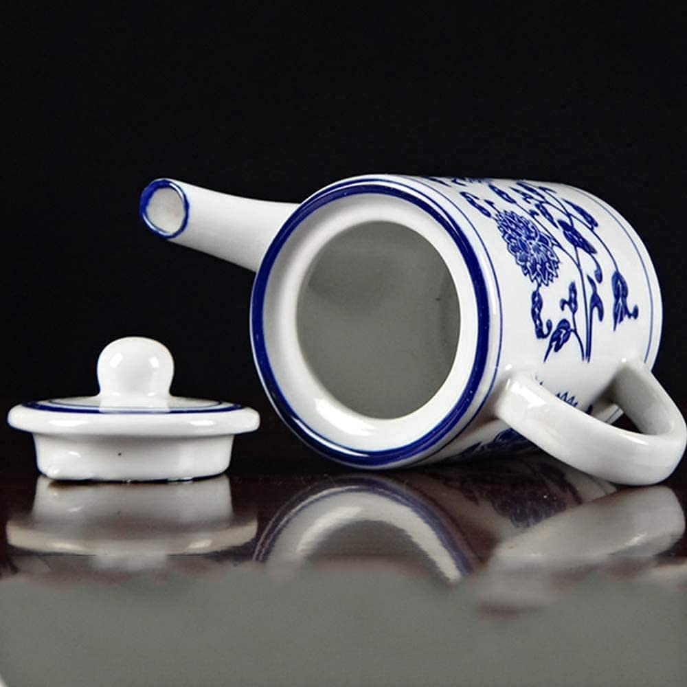 Dispenser per Olio E Aceto, Bottiglia per Olio da 300 Ml, Dispenser per Aceto E Soia in Ceramica Bianca, Dispenser per Condimenti Liquidi da Cucina,
