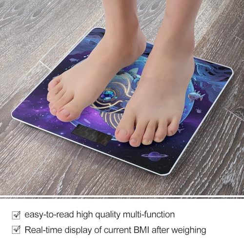 Báscula de baño digital con vidrio templado 400 lb miniatura 5