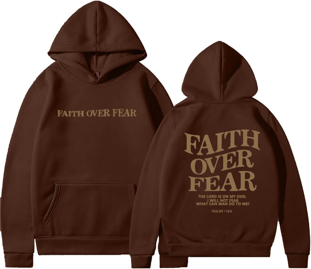 Faith Over Fear Hoodie Christian Faith Religious God Malta Ubuy