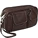 Piel Leather Carry-All Bag, Chocolate, One Size