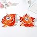 5 Style Leaf Shape Coaster Epoxy Mold Leaves Texture Home DIY Resin Casting Cups Mats Silicone Mold, Size around 4