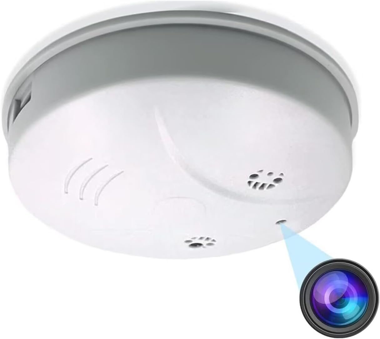 TANGMI Hidden Camera Smoke Detector Video Small Cam 1080P HD Wireless WiFi Camera with Night Vision & Motion Detection Indoor Security Camera