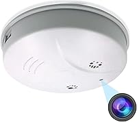 Vista 1 de TANGMI Cámara oculta Detector de humo Video Cámara pequeña 1080P HD Cámara inalámbrica WiFi con visión nocturna y detección de movimiento Cámara
