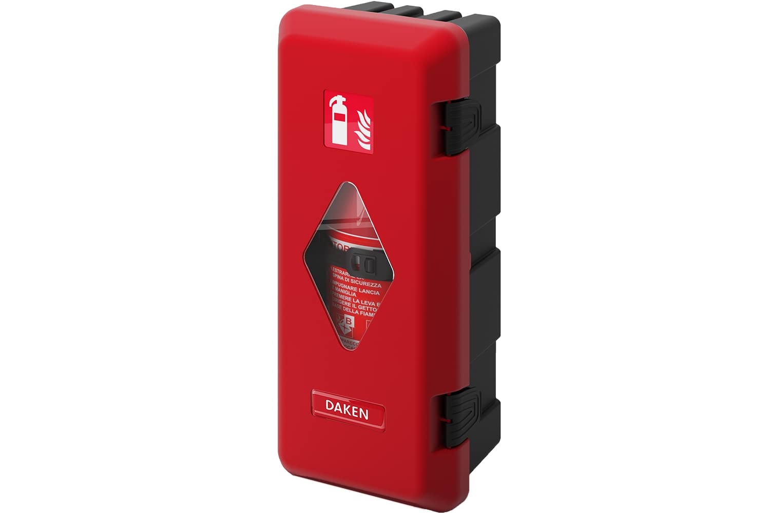 Caja extintora de incendios Daken Adamant 6 kg (310x671x247 mm)