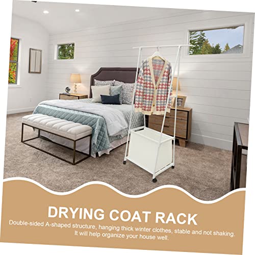 Râtelier à vêtements étagère à linge support multifonction chambre salon accessoires