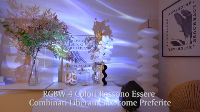 Proiettore Galassia 3D Anysun Con 60 Temi Dinamici, Bluetooth E Telecomando – Luce Notturna E Aurora Per Camera Da Letto, Feste E Relax