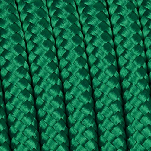 Tresse polypropylène vert 6mm 100m cordage extérieur polyvalent