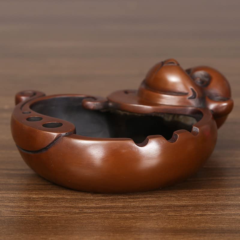 Quemador de Incienso Cenicero de Cobre, Adornos de Mono de Cobre, artesanías, Decoraciones for el hogar, Regalos prácticos Estilo Tradicional Chino Antigüedades Bellas Artes Regalos Artesanía