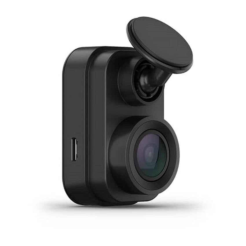 Immagine del prodotto Garmin Dash Cam Mini 2, front, 1080p angolo 140 gradi, controllo vocale, sorveglia l'auto in sosta, salvataggio in cloud, Nero