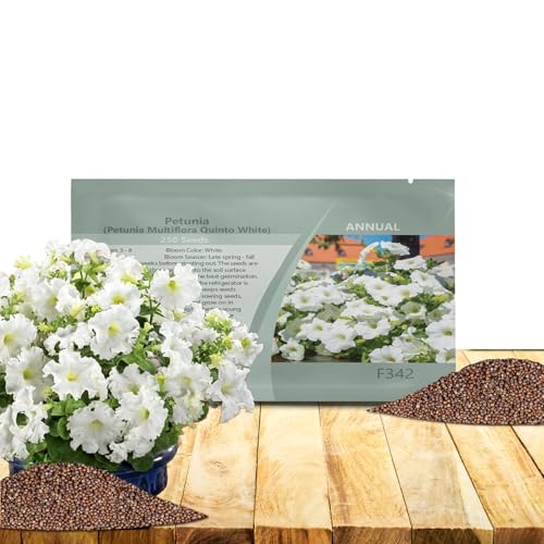 Outsidepride White Multiflora Petunia Seeds...
