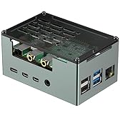 InnoMaker Custodia in Lega di Alluminio per Raspberry Pi 4 - Compatibile con DAC/DAC PRO/AMP/AMP PRO/RS485&CAN HAT, Ventola PWM 3510 e Raffreddamento a Dissipatore Passivo per Schede di Espansione