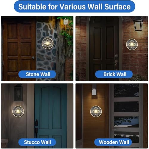 Sonnette lumineuse à LED de porte pour éviter de chercher le bouton