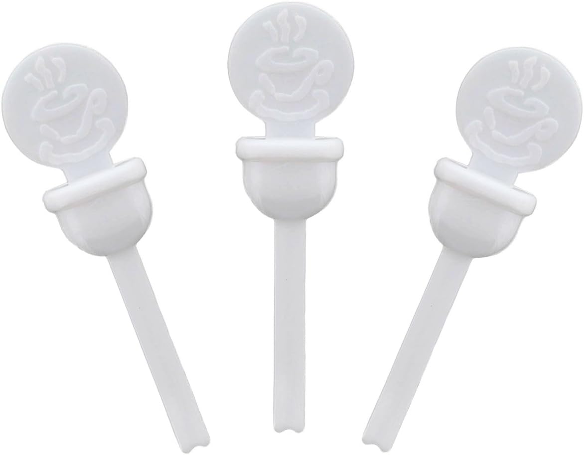 StixToGo Beverage Plugs - Leak Prevention Coffee Accessory for Hot Drinks, Disposable Coffee Stoppers, Fits Standard Lids - White, 2", Pack of 400