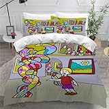 ❤【 Zufriedenheitsgarantie 】 Unsere BOXLEY Bettbezug-Sets sind alle brandneue Maßanfertigungen, ab dem Moment des Kaufs werden die Bettbezug-Sets exklusiv für Sie von der Fabrik angefertigt, das gedruckte Muster des Quiltbezugs ist realistisch. Wenn Sie mit der Qualität Ihres Bettbezuges nach Erhalt nicht zufrieden sind, kontaktieren Sie uns bitte und wir werden uns so schnell wie möglich darum kümmern.Um Ihnen eine möglichst zufriedenstellende Antwort zu geben.