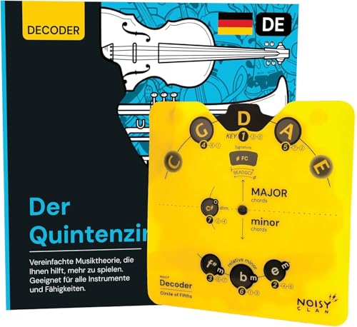 Noisy Clan Decoder Circle of Fifths with German Book.Der Quintenzirkel