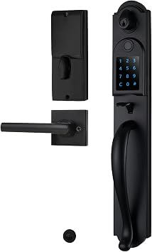 Keyless Entry Door Lock Set in Camelot Trim, Left Hand