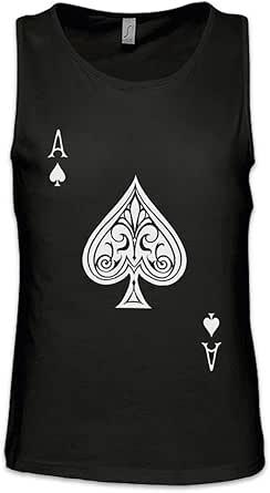 ACE OF SPADES II LANGARM T-SHIRT Spade Ace Poker Card Casino