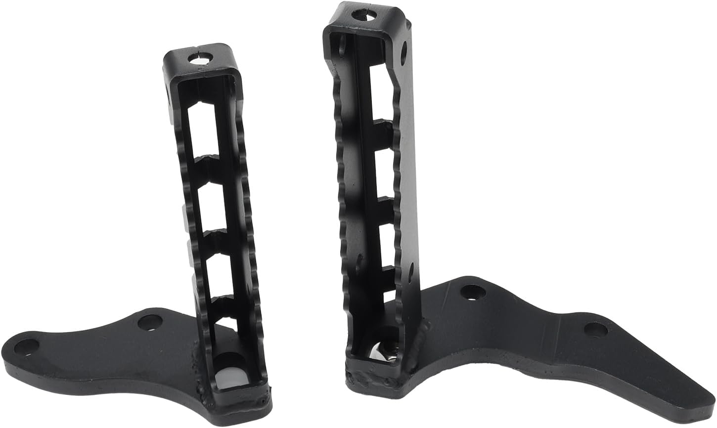 Banshee Foot Pegs Set (1987-2006) - Left & Right Steel Footpegs with Black Powder Coat