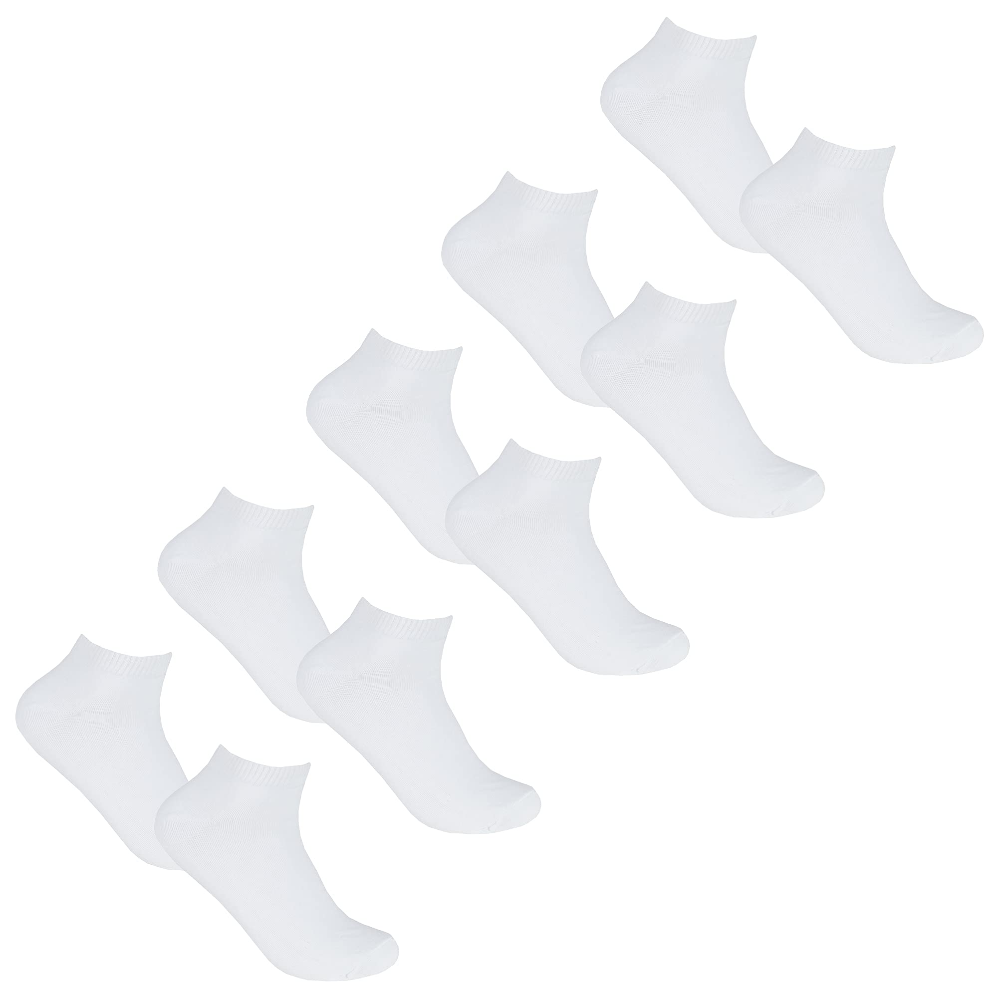 Undercover Women's 10 Pairs - White 10 Pairs Trainer Socks 41B484 White