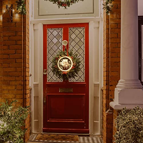 IWTBNOA Weihnachten Dekorative Fenster Licht Warmweiß, Hängend Fensterlicht Batteriebetriebene, 3D Hängende Lichter, Weihnachtsbeleuchtung… – Ansicht 6