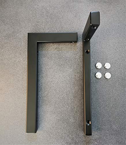 2er Set 30cm Wandhalterung Schwarz Waschtischplatte Regalträger Konsolenhalterung Konsolenträger Wandkonsole Cover