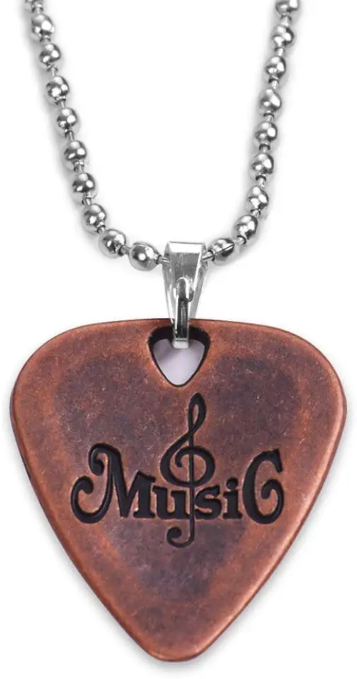 Espessura liga de zinco da liga 1.2mm da picareta da guitarra do metal com corrente da bola