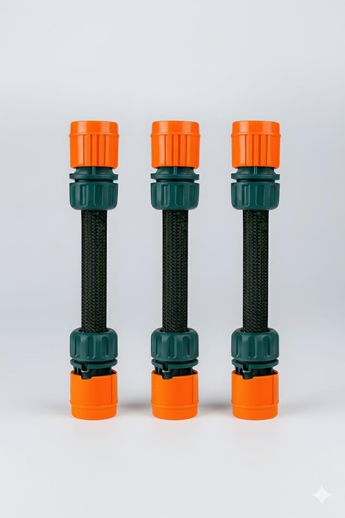 CAR-FIL Quick-Connect Filter and Tank Hose – Plastic Fittings, Compatible with Caravan, Boat, and Camping Water Systems (4)