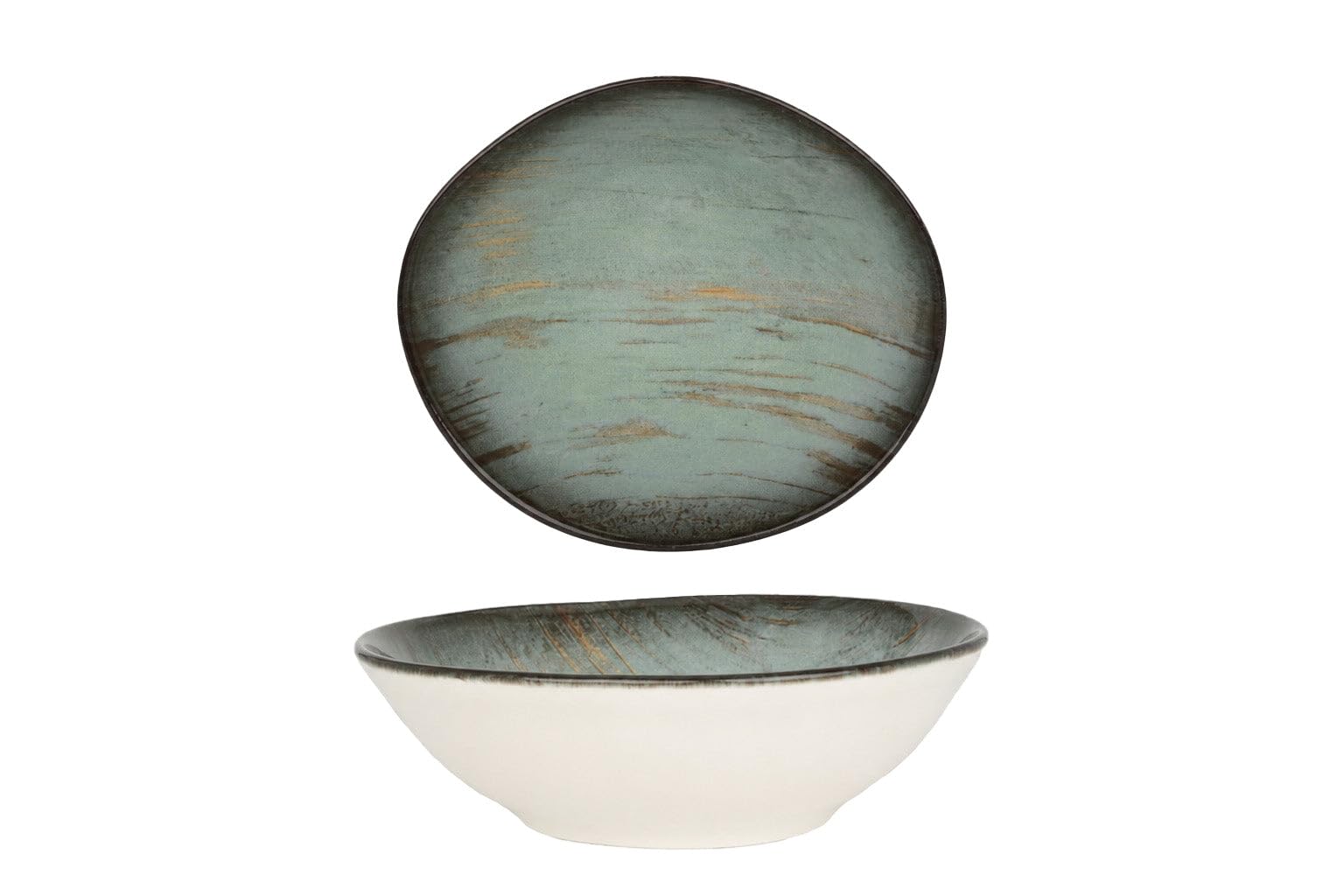Bonna Juegos de vajilla - Madera - 24 piezas - 6 Personas - Porcelana