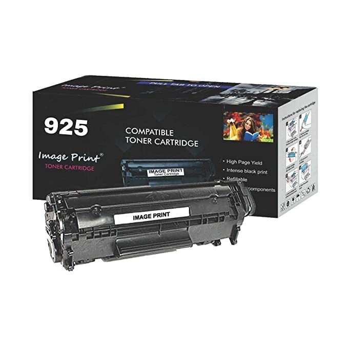 Image Print 925 Toner Cartridge for Canon CRG 925, Black, Compatible with Canon LBP6018B, MF3010, imageCLASS LBP6030w and Cartridge no 325 (Pack of 1), Eco-friendly and Refillable