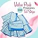 Clinical Guard 100 Pregnancy Tests Strips - Sensitive & Accurate Measurement Within 5 mins - Early Detection Pregnancy Test Strip - Easy to Use for Home Tests - HCG Test Strip Kit