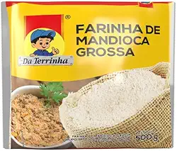 FARINHA MANDIOCA GROSSA CRUA DA TERRINHA 500 GR