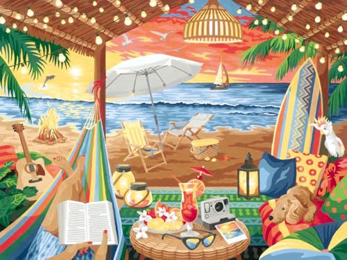 Loisir créatif Cozy Cabana Ravensburger CreArt pour illuminer vos soirées de détente
